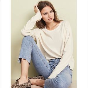 Riley high rise straight crop jeans